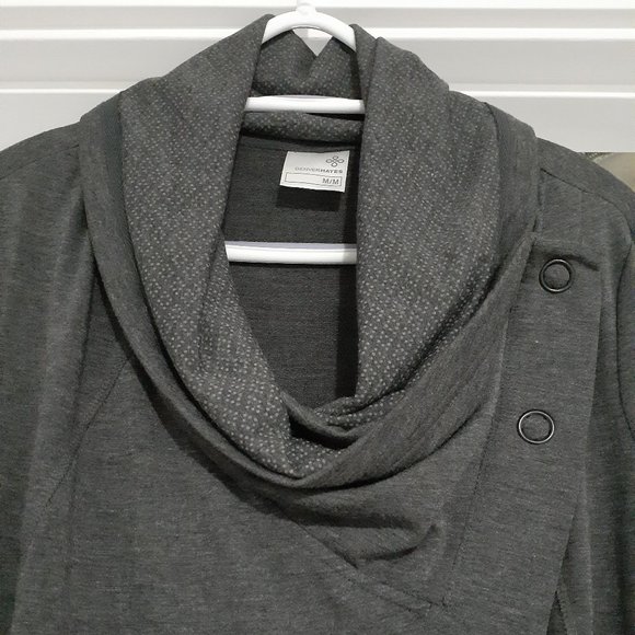 Jacket - Grey cowl neck - Picture 3 of 3